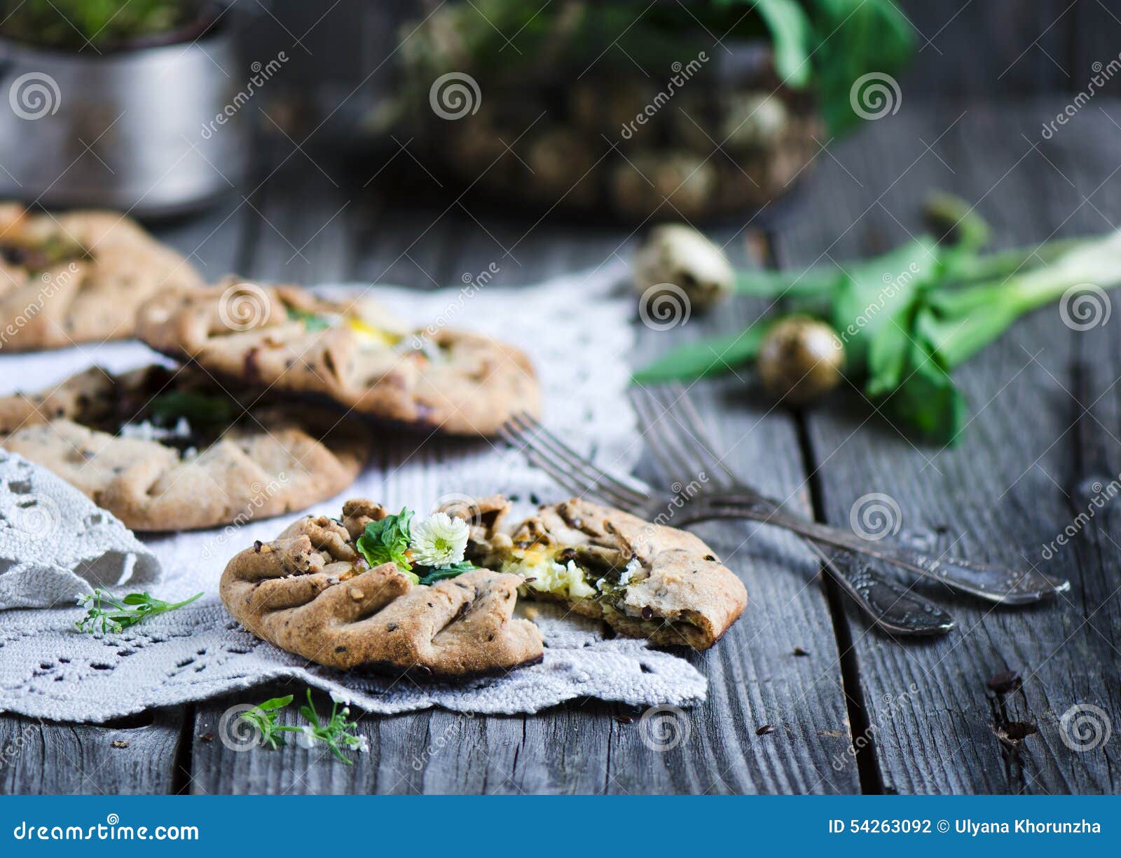 Whole wheat galette stock photo. Image of cake, crust 54263092