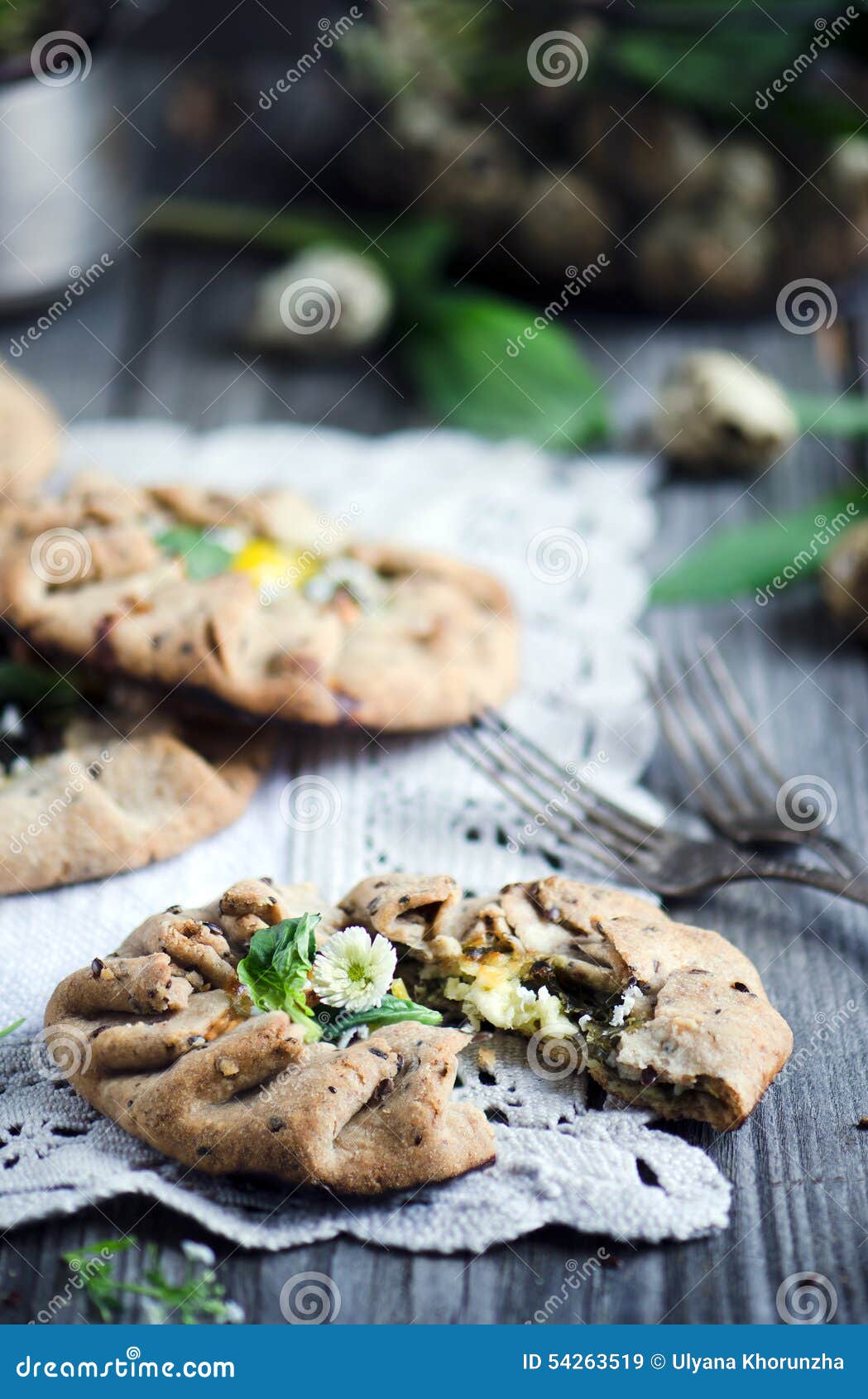 Whole wheat galette stock image. Image of food, crust 54263519