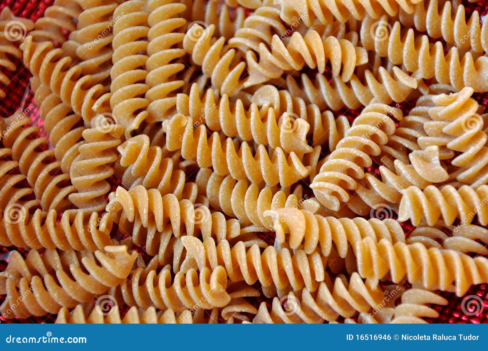Whole wheat pasta stock photo. Image of brown, clipping 16516946