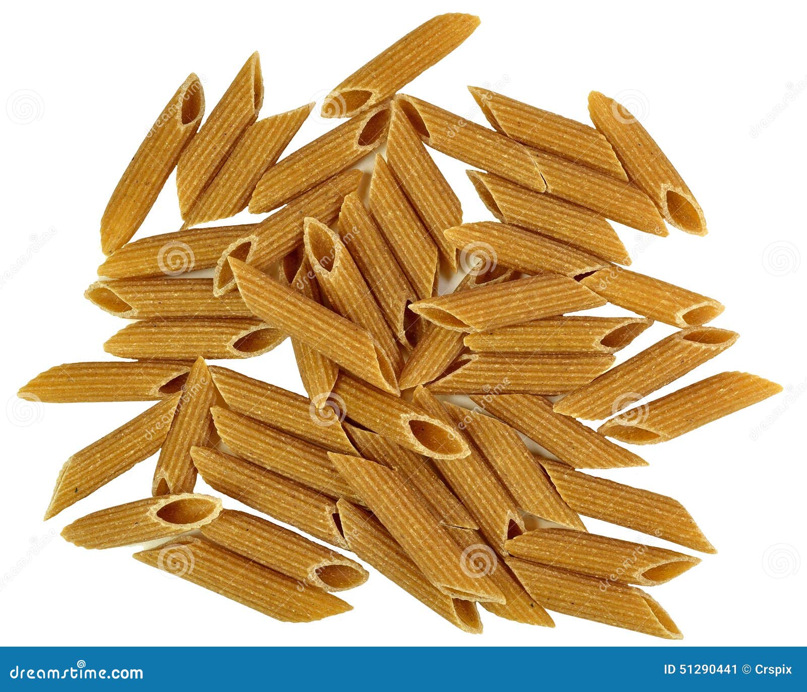 Whole Wheat Penne Rigate Pasta Stock Image Image of pasta, penne