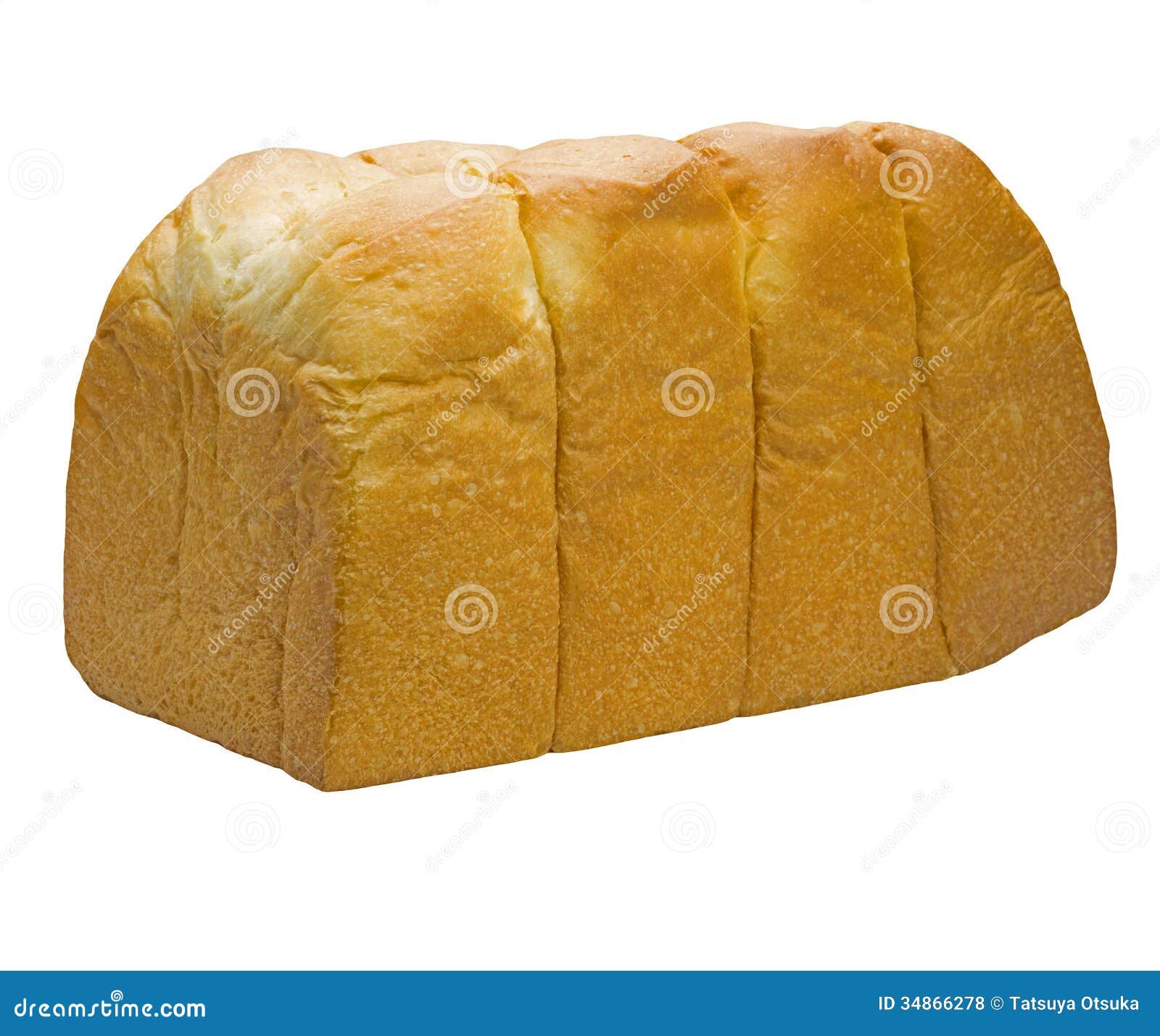 Whole White Bread in a White Background Stock Photo Image of food