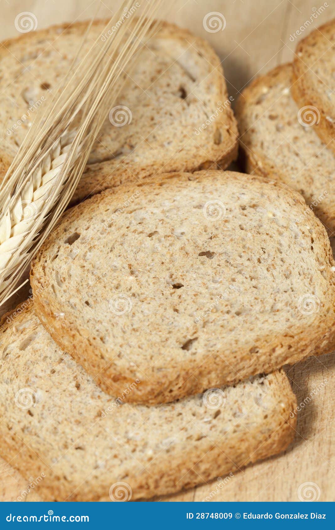Wholemeal bread stock image. Image of breakfast, oven 28748009