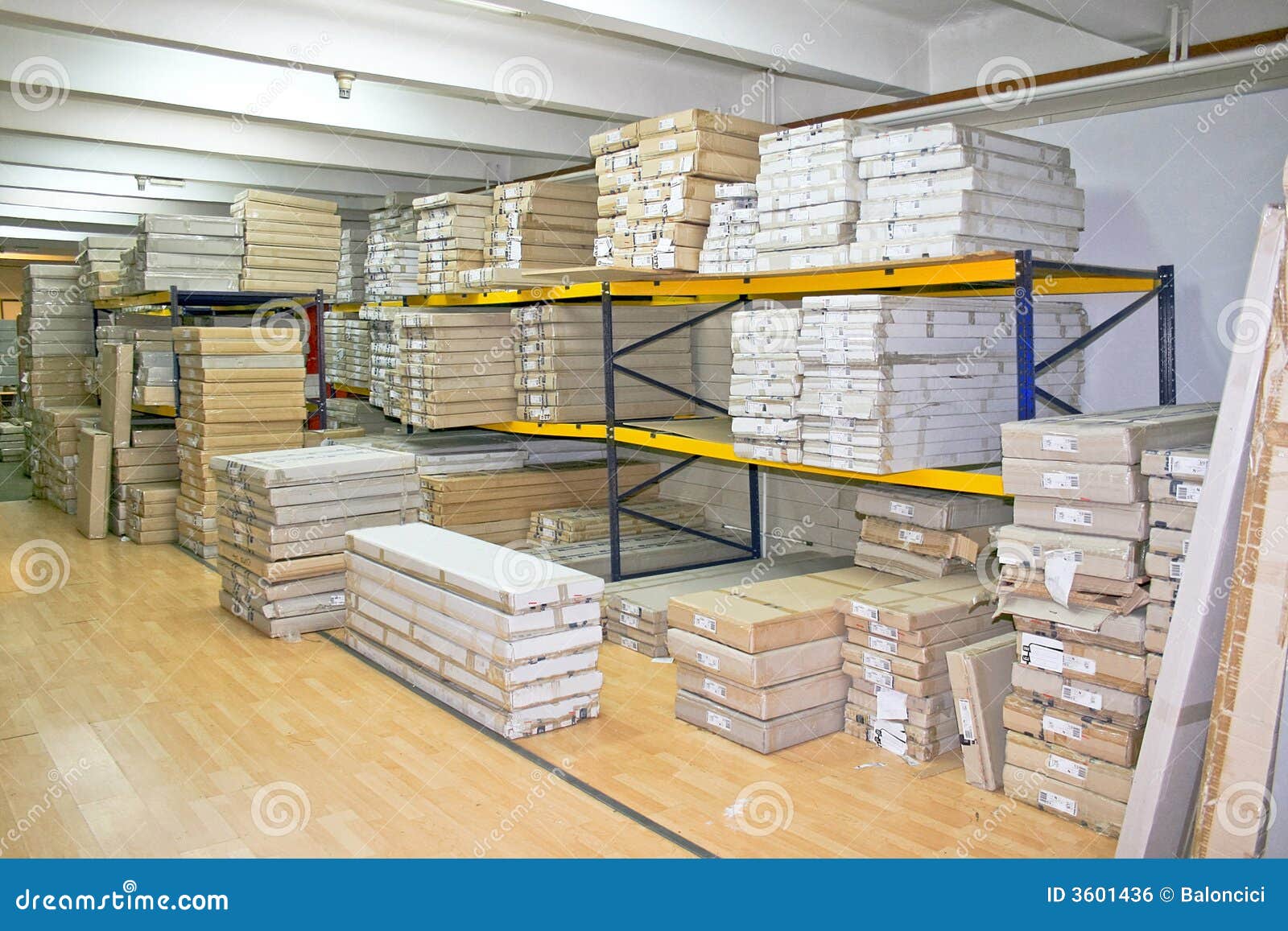 Wholesaler storage stock photo. Image of rack, order, shelf 3601436