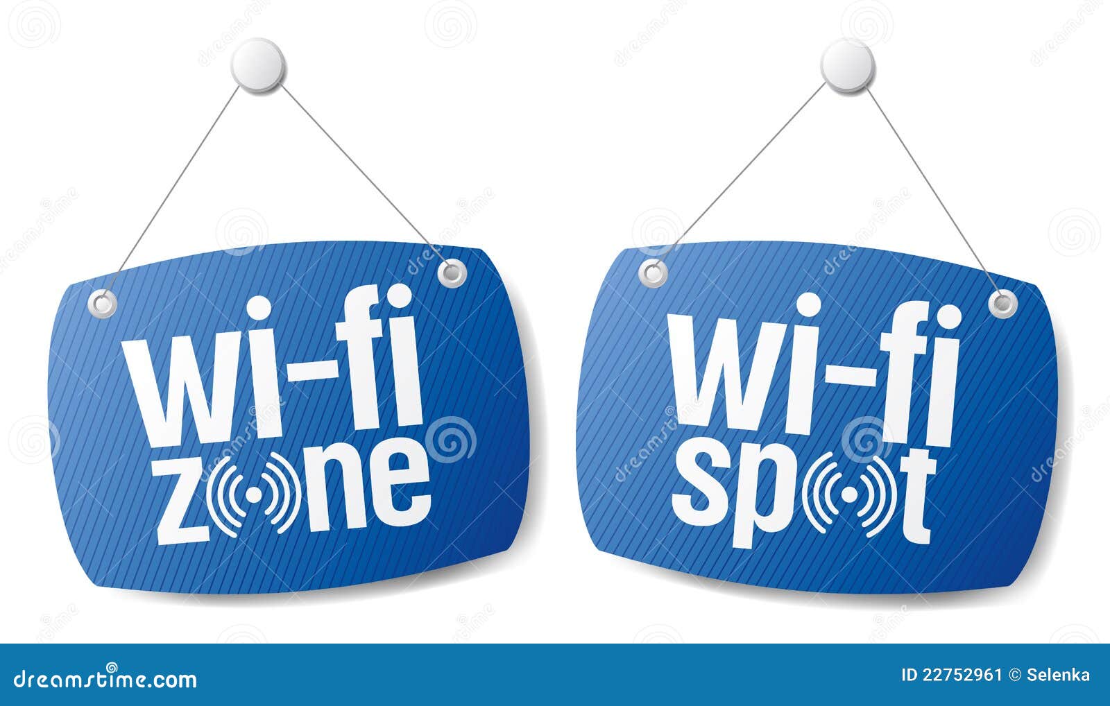 wi-fi internet signal signs.