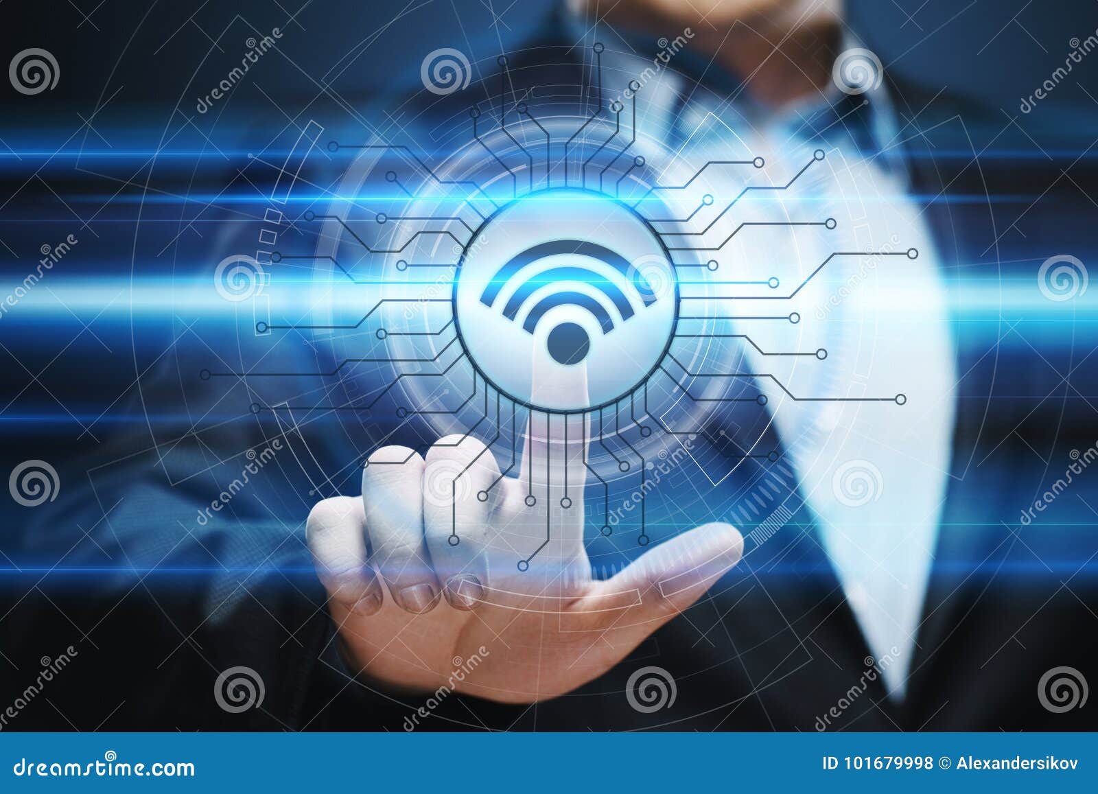 wi fi wireless concept. free wifi network signal technology internet concept