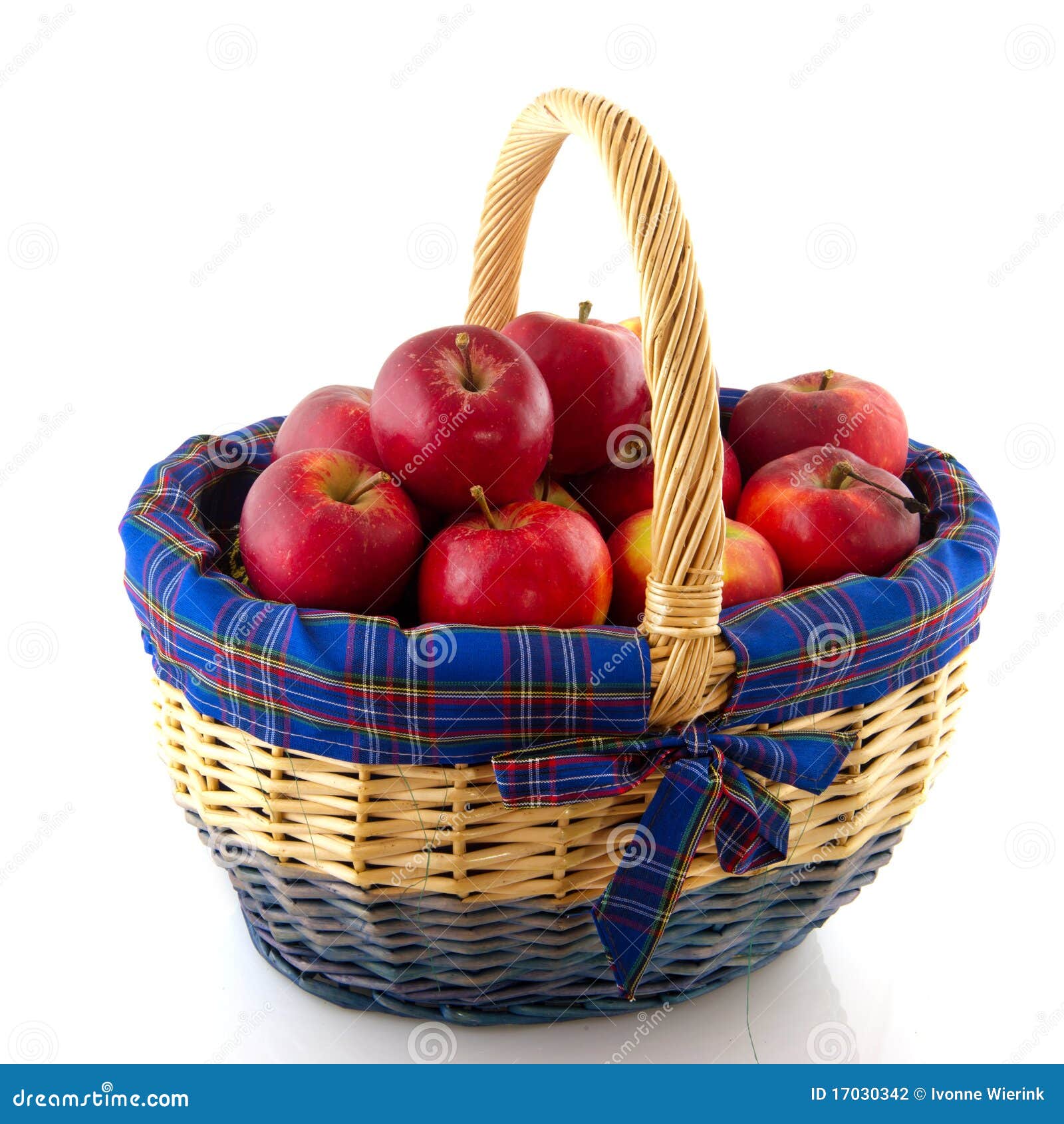 wicked cane basket apples