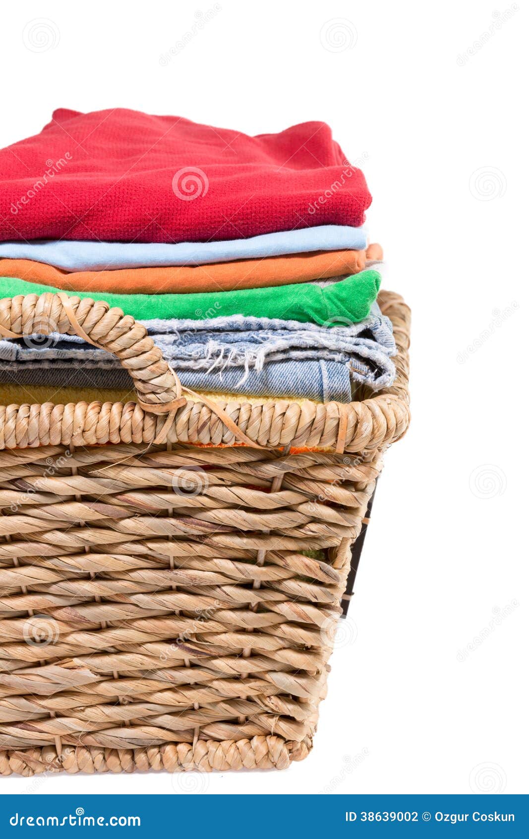 clean folded clothes