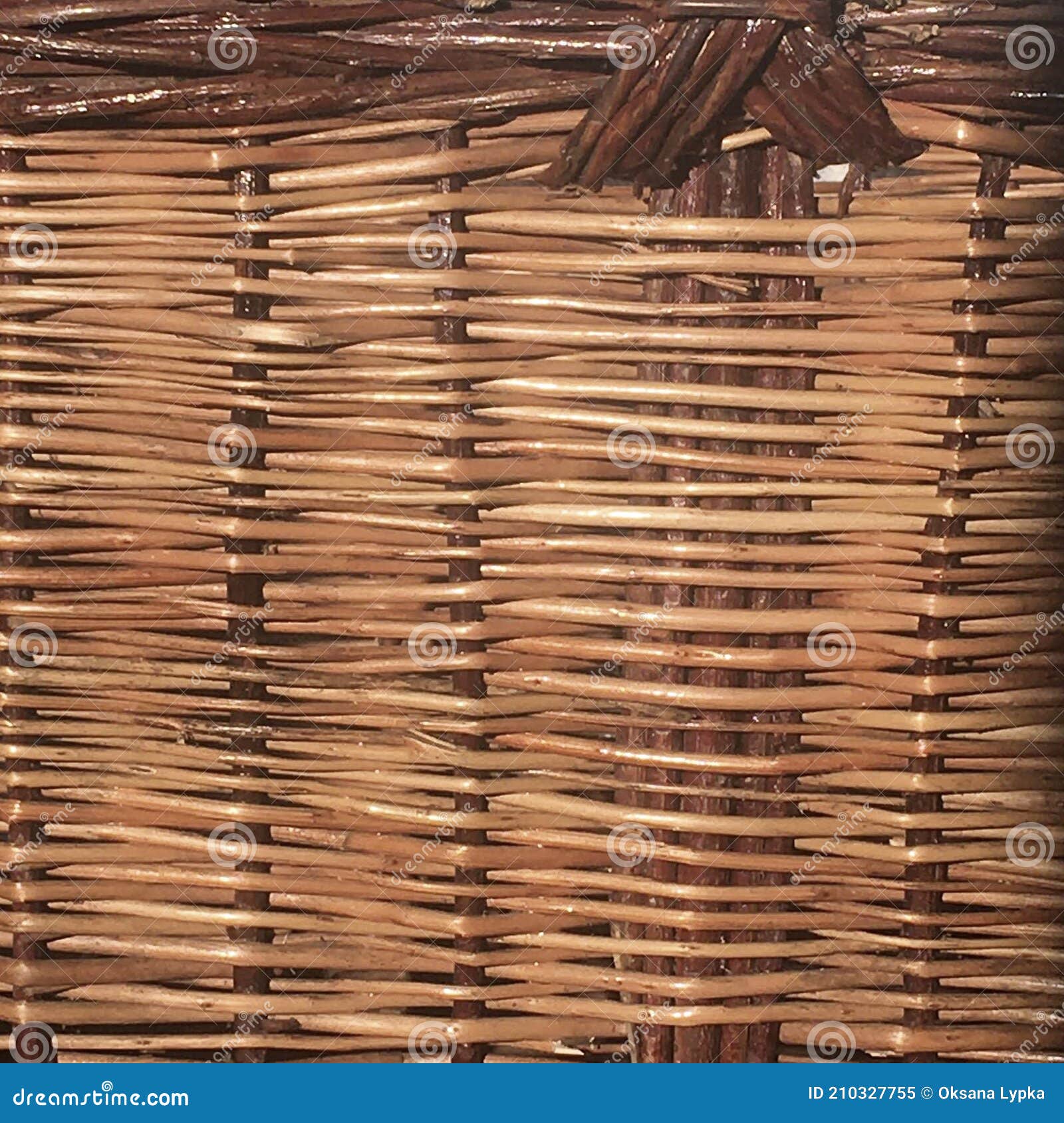 Wicker Basket Made of Vines, Handmade, Vine Texture Stock Image Image