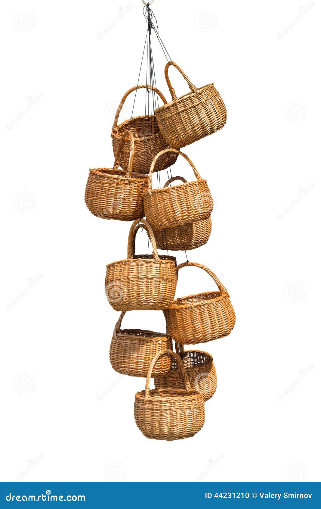 Wicker baskets stock photo. Image of wicker, background 44231210
