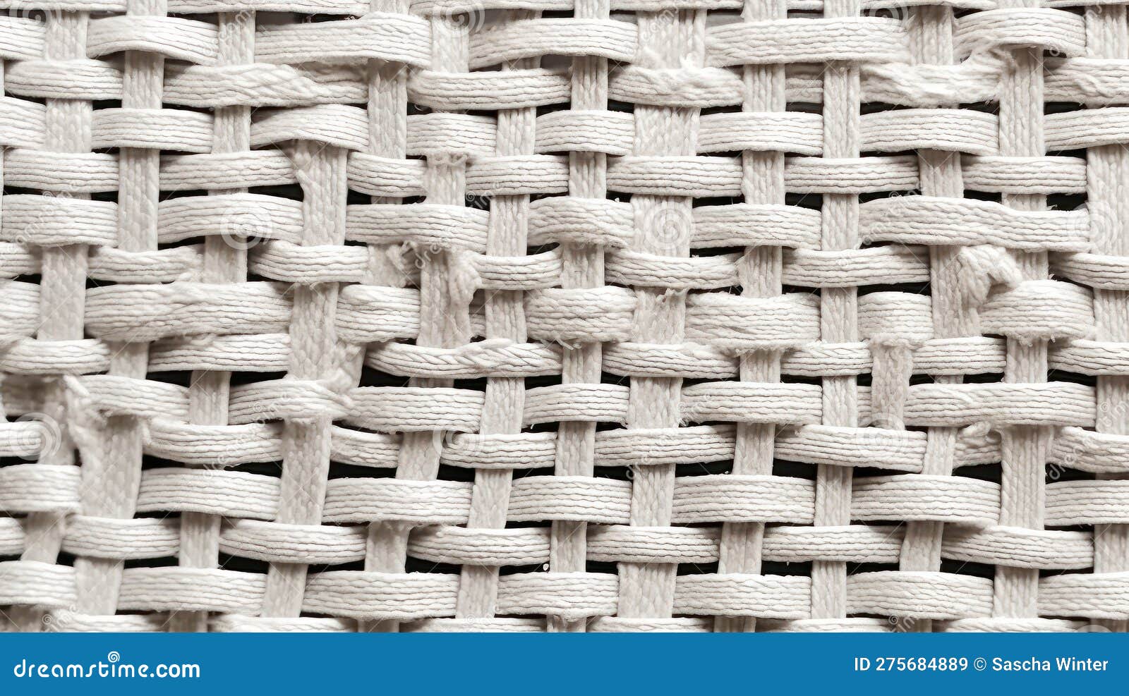 wicker dreams: a macro view of white wire textile background