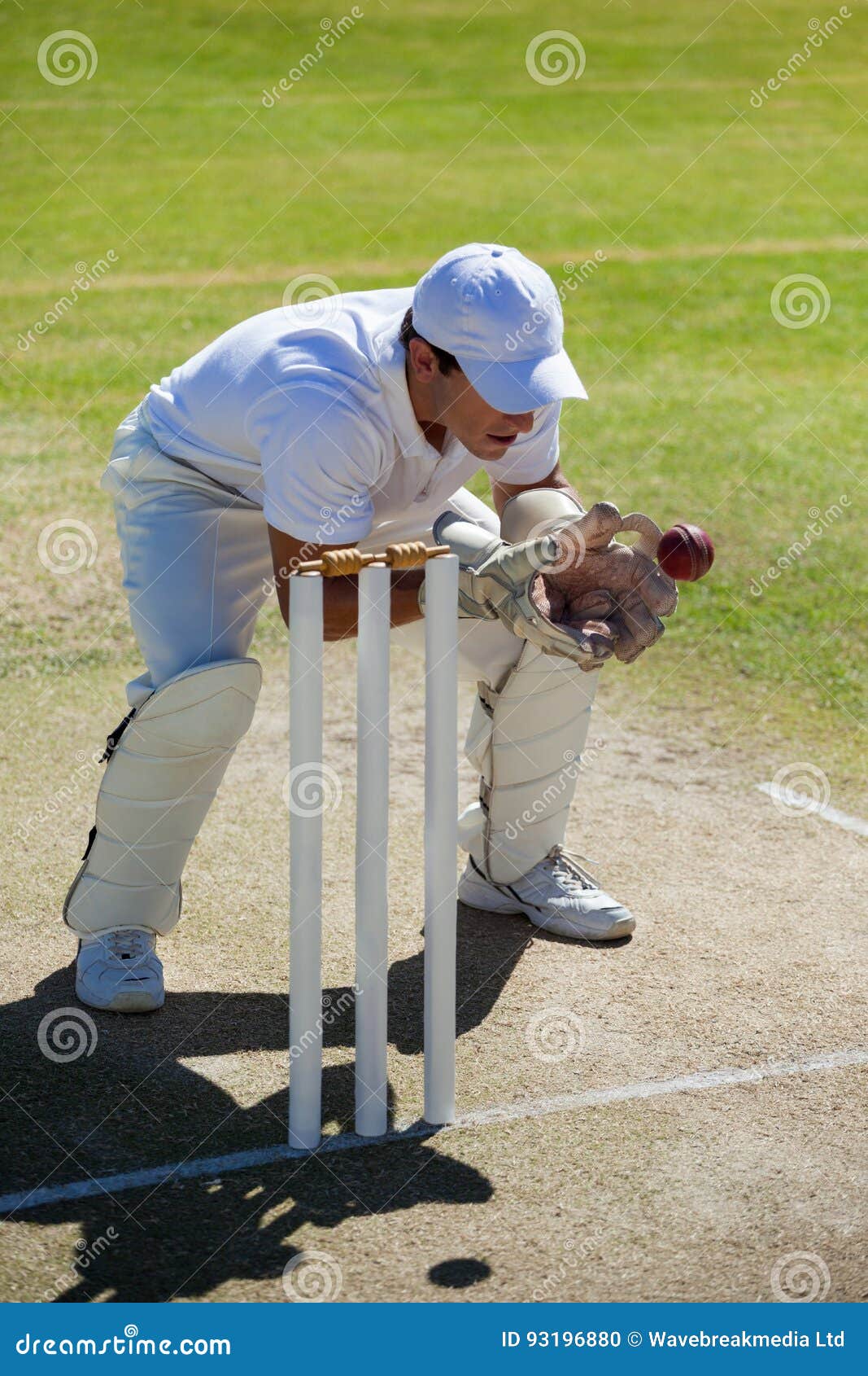 Catching A Ball In Cricket Get Images