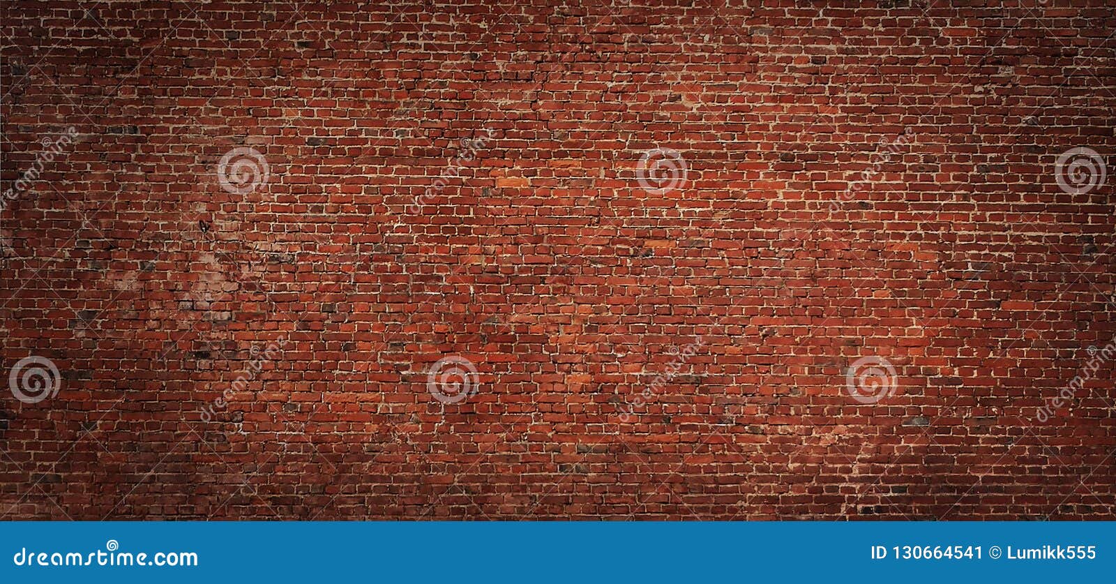 wide angle vintage red brick wall background