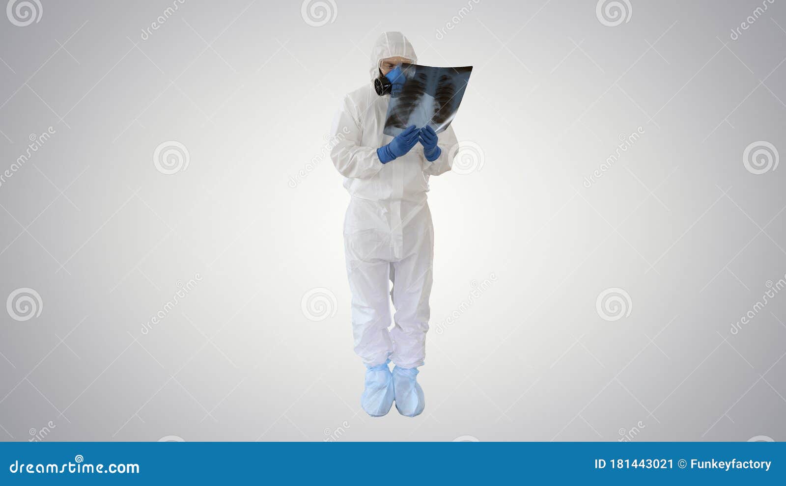 Infectious Disease Doctor in Protective Antibacterial Suit and Medical ...