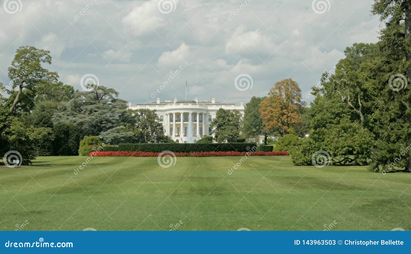 south lawn of the white house