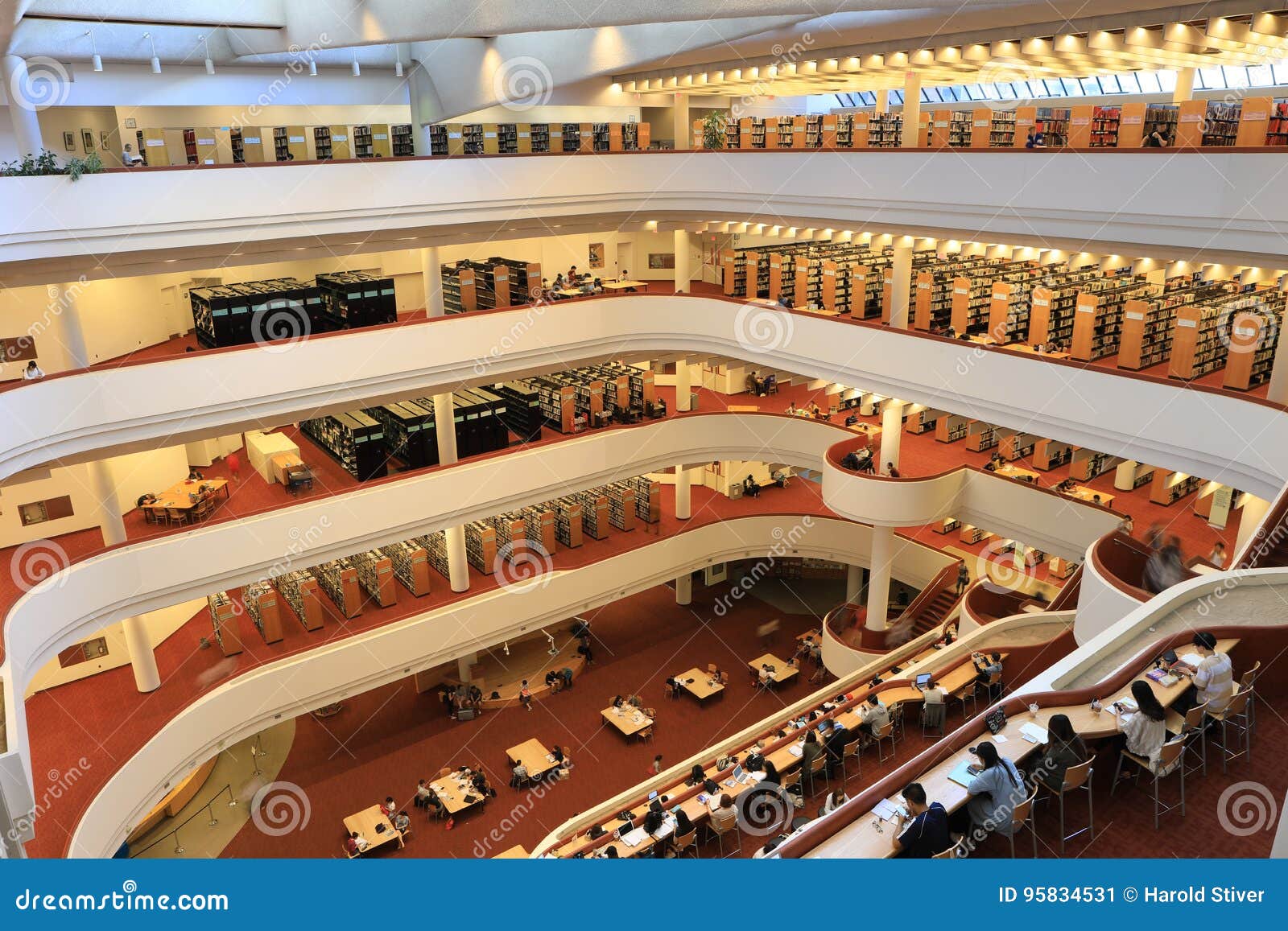 Wide View of the Toronto Reference Library Editorial Photo Image of