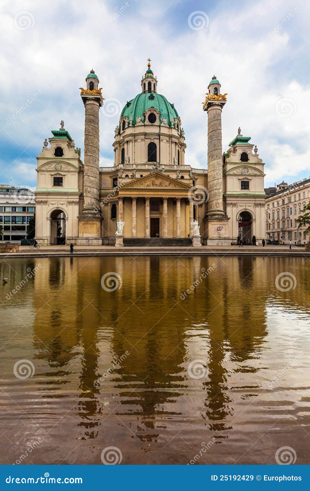 Kirche Str.-Charless (Karlskirche) in Wien, Österreich