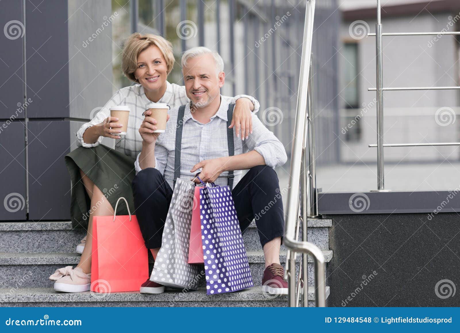Wife and Husband Sitting and Drinking Coffee Stock Photo Image of