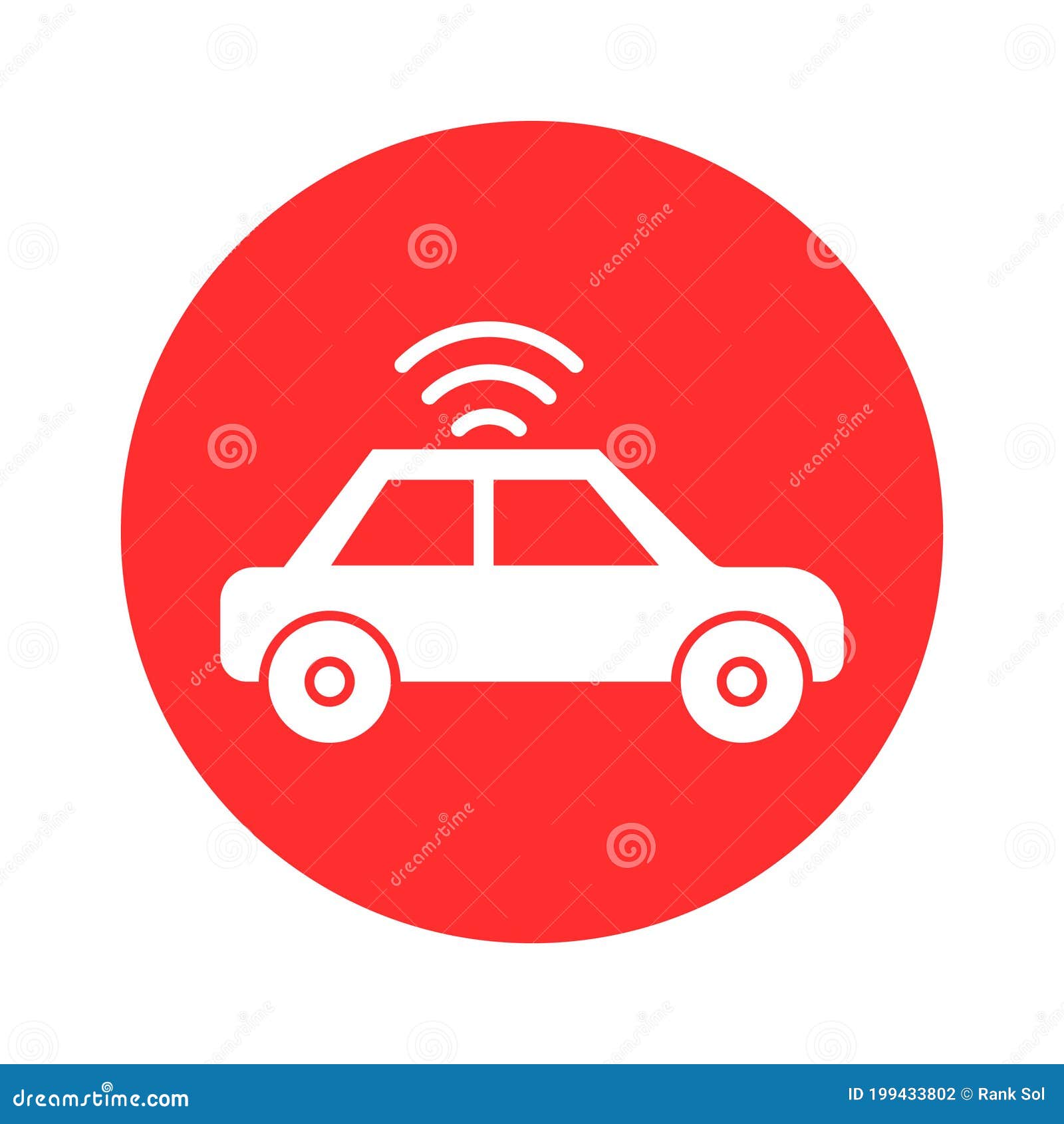 wifi car glyph background icon which can easily modify or edit