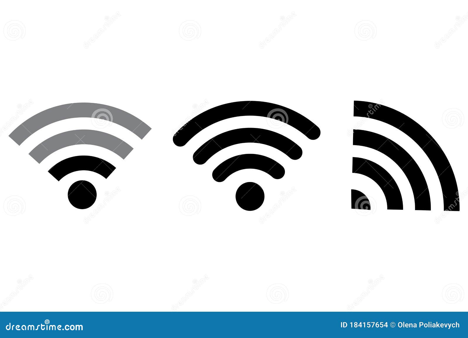 benzine Weven plan Wifi Signal Vector Icon. Internet Podcast Symbol. Wi-Fi Hotspot. Stock  Photo. Stock Vector - Illustration of logo, isolated: 184157654