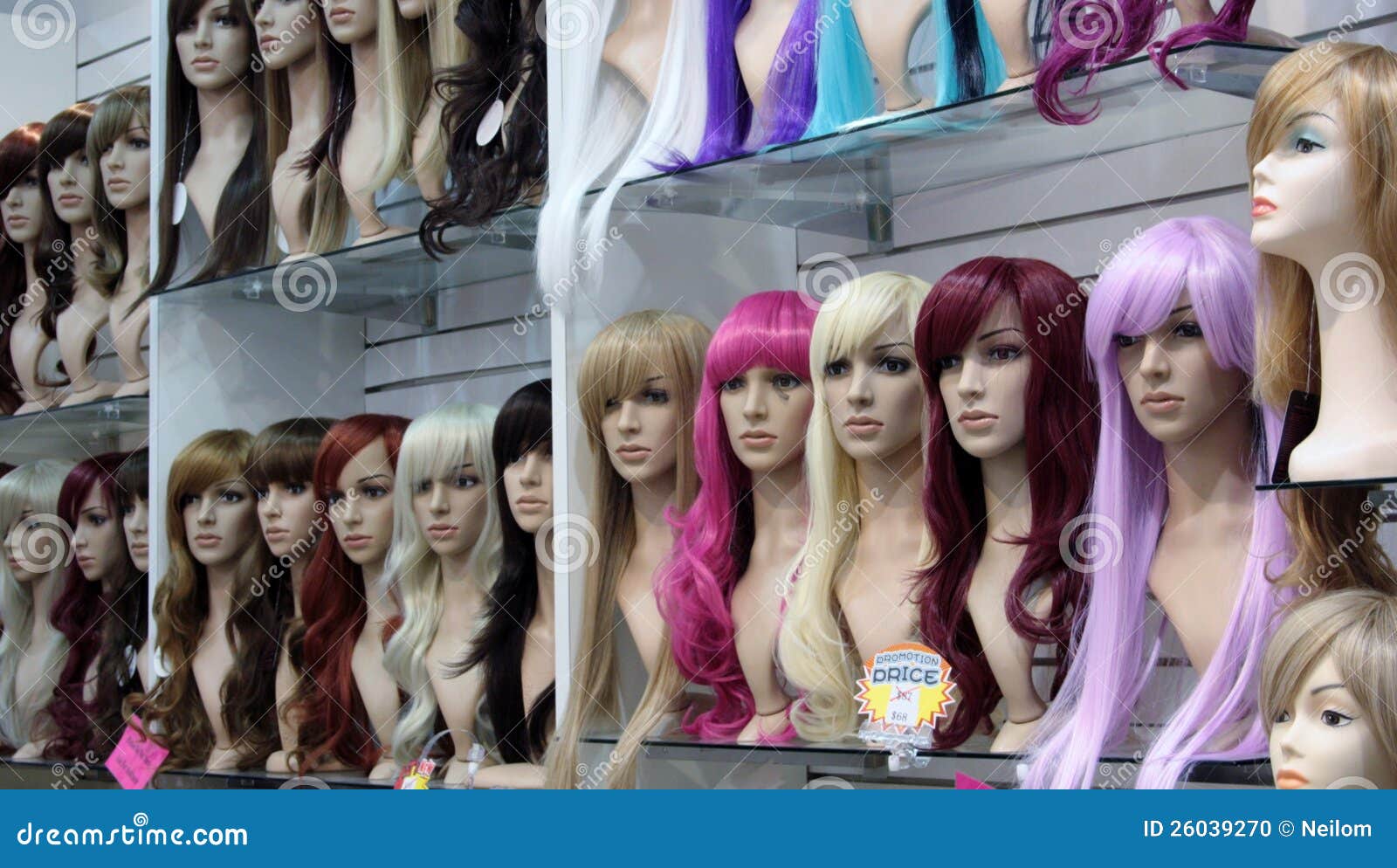 Wig shop editorial image. Image of pink, shop, melbourne 26039270