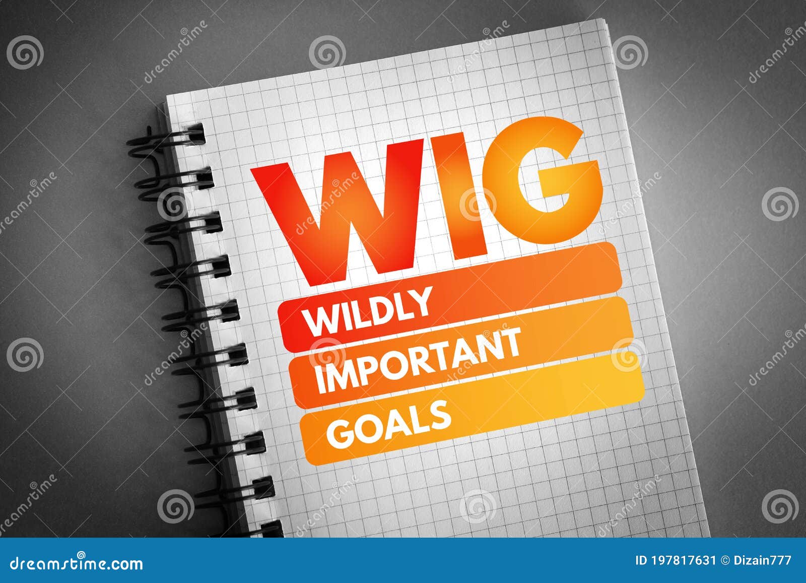 wig - wildly important goals acronym