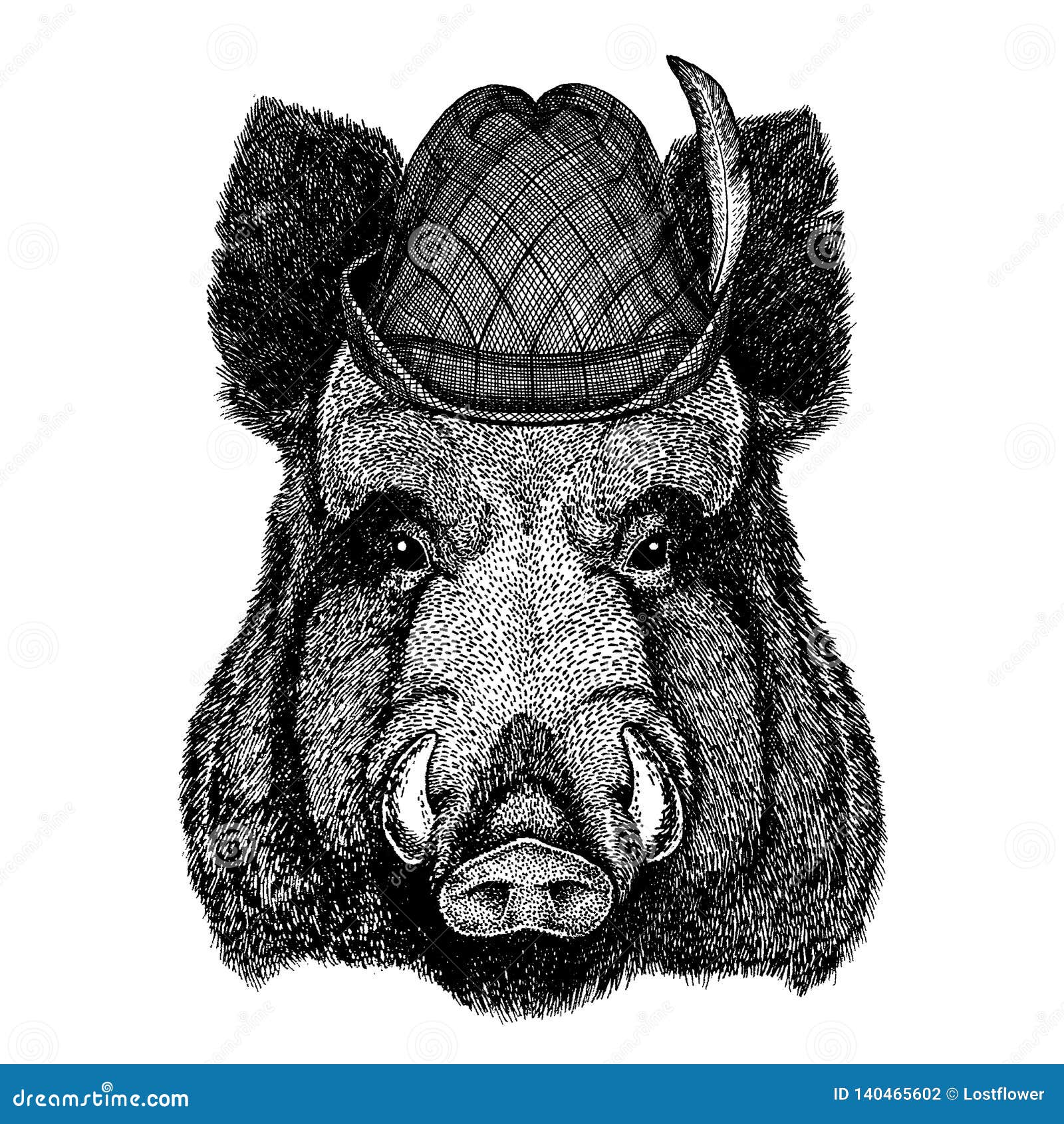 Aper, Boar, Hog, Wild Boar Wearing Traditional Bavarian Tirol Hat. Oktoberfest. Stock Vector - Illustration of germany, flag: 140465602 Aper, Boar, Hog, Wild Boar Wearing Traditional Bavarian Tirol Hat. Oktoberfest. Stock Vector - Illustration of germany, flag: 140465602