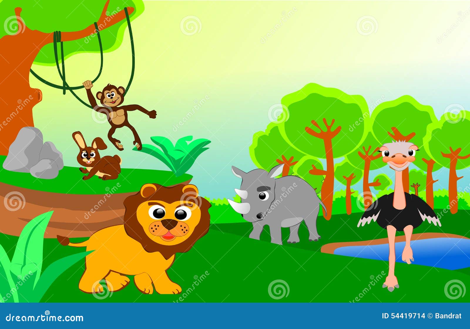 Wild animals stock illustration. Illustration of wild - 54419714 Wild animals stock illustration. Illustration of wild - 54419714
