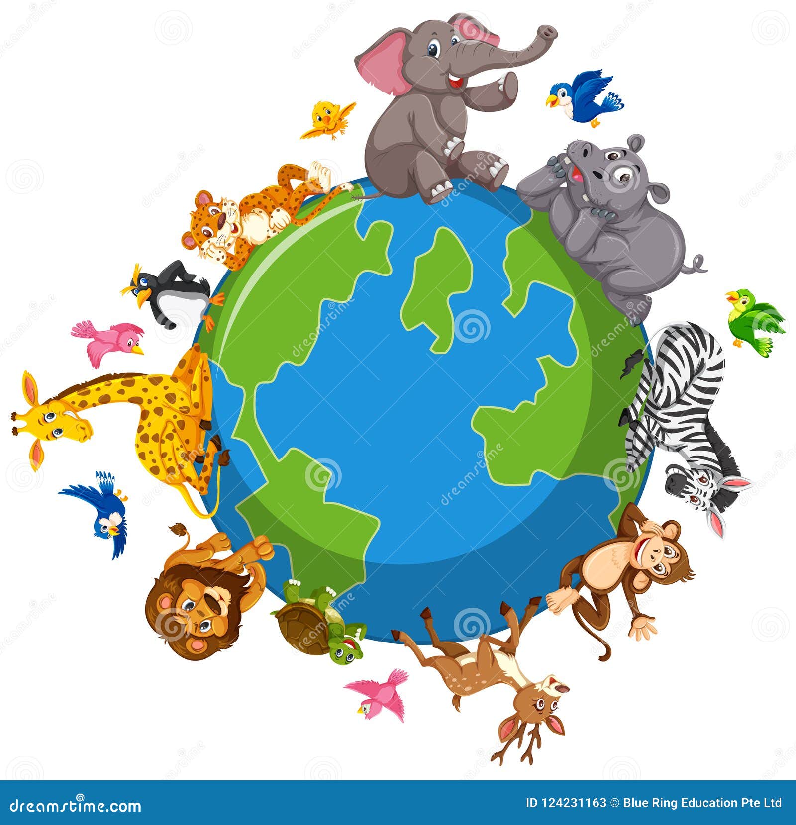 Животные на земном шаре. Глобус с животными для детей. Животные вокруг планеты. Планета земля с животными.