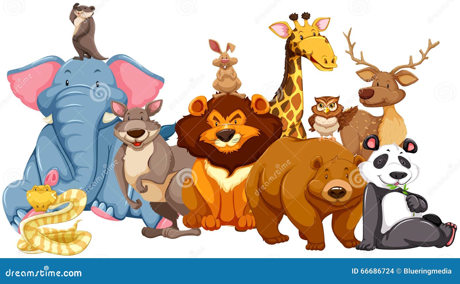clipart of animals together - photo #31