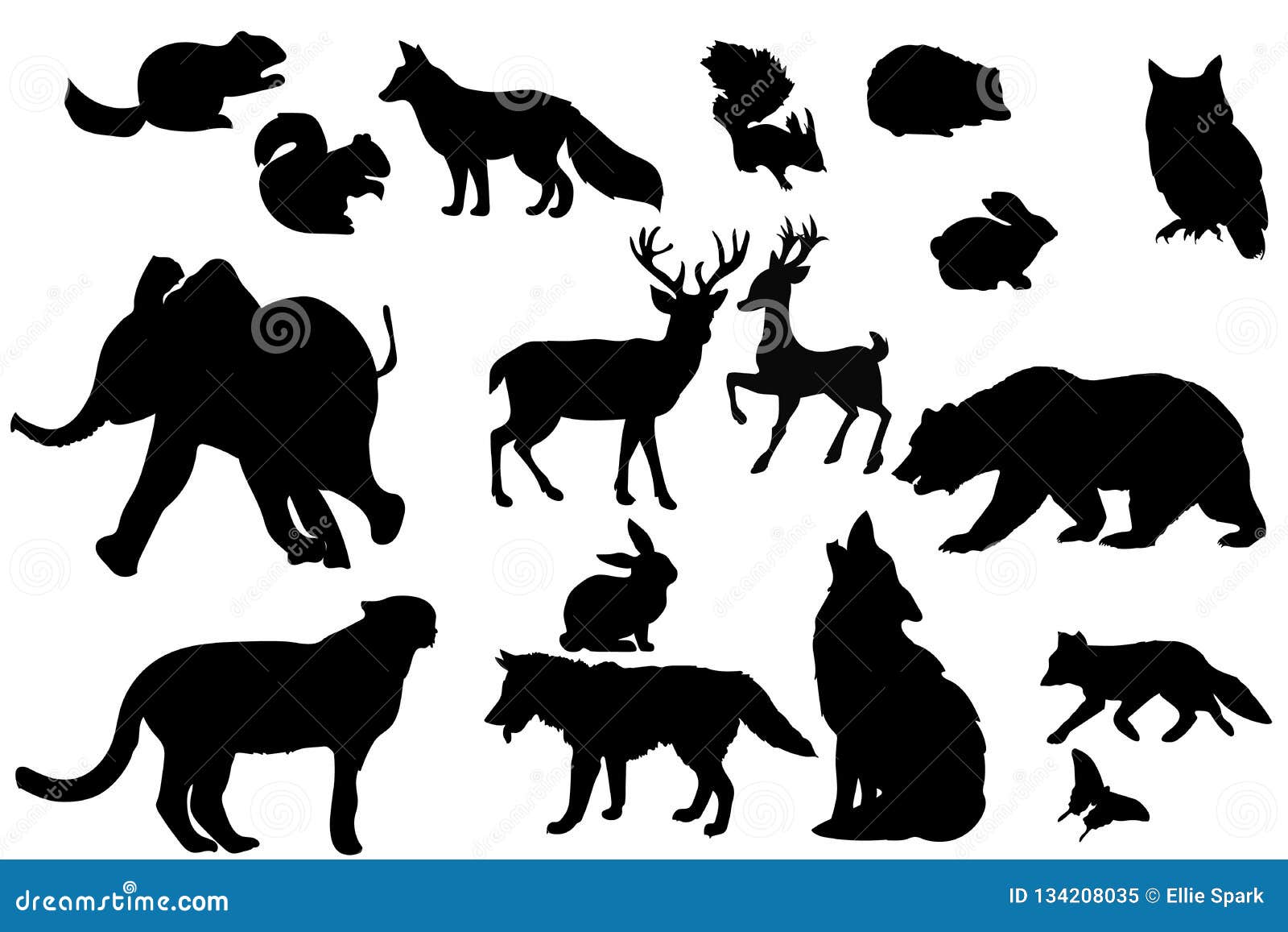 Wild Animals Silhouettes Isolated, Vector Design Stock Vector - Illustration of vector, design: 134208035 Wild Animals Silhouettes Isolated, Vector Design Stock Vector - Illustration of vector, design: 134208035