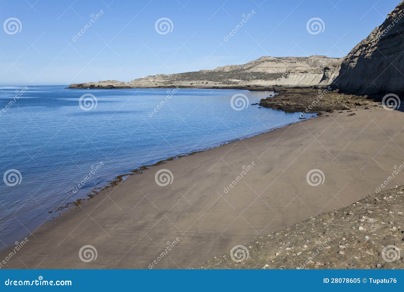 wild beach at peninsula valdes