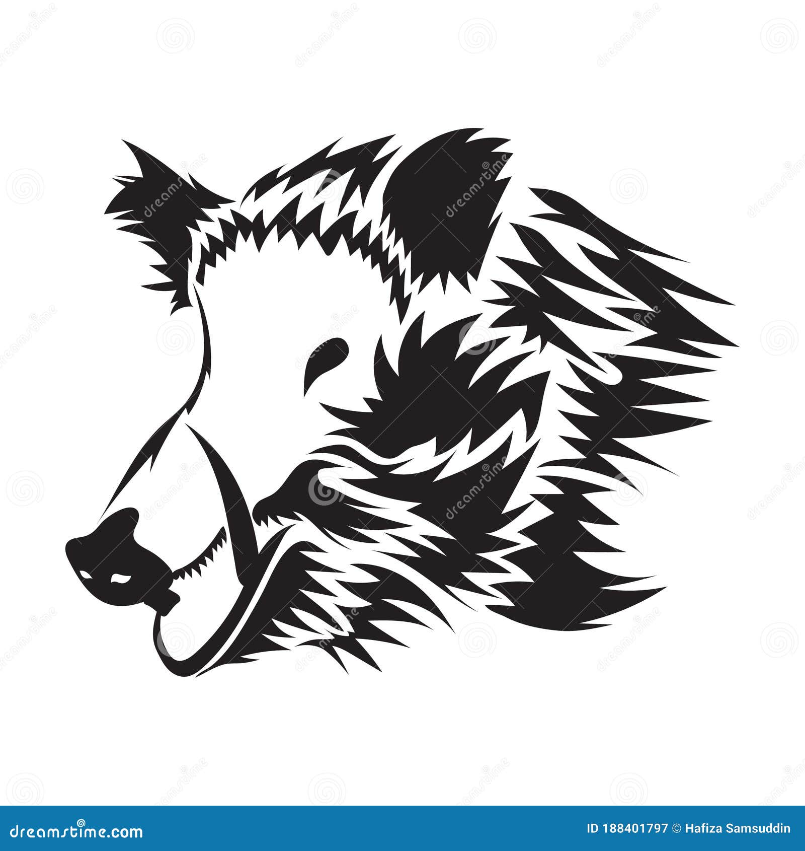 Wild Boar Tattoo Design Vector Illustration Decorative Design Stock Illustration Illustration Of Wild Design 188401797