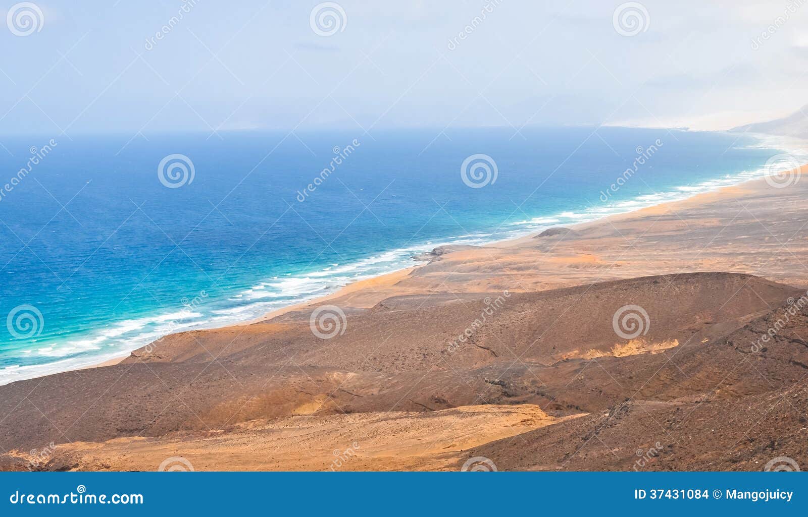 wild coast on fuerteventura island. canarias