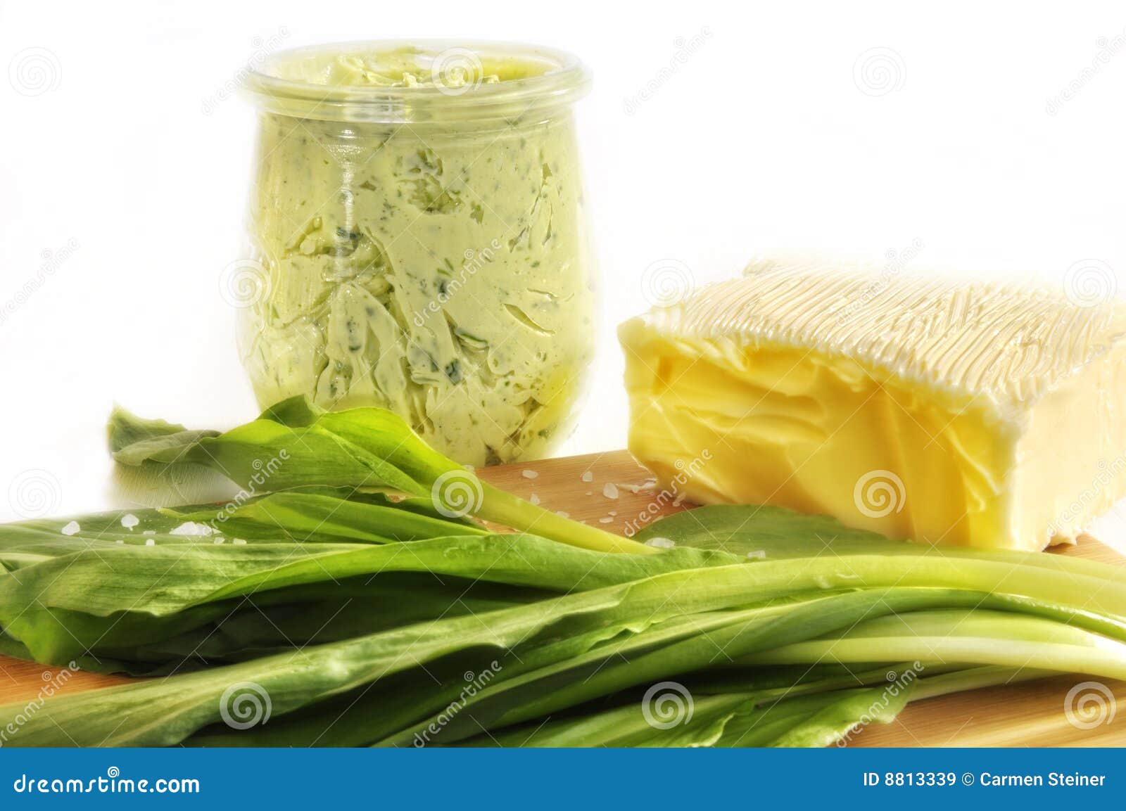 Wild Garlic and Butter Spread Stock Image Image of prepared, butter