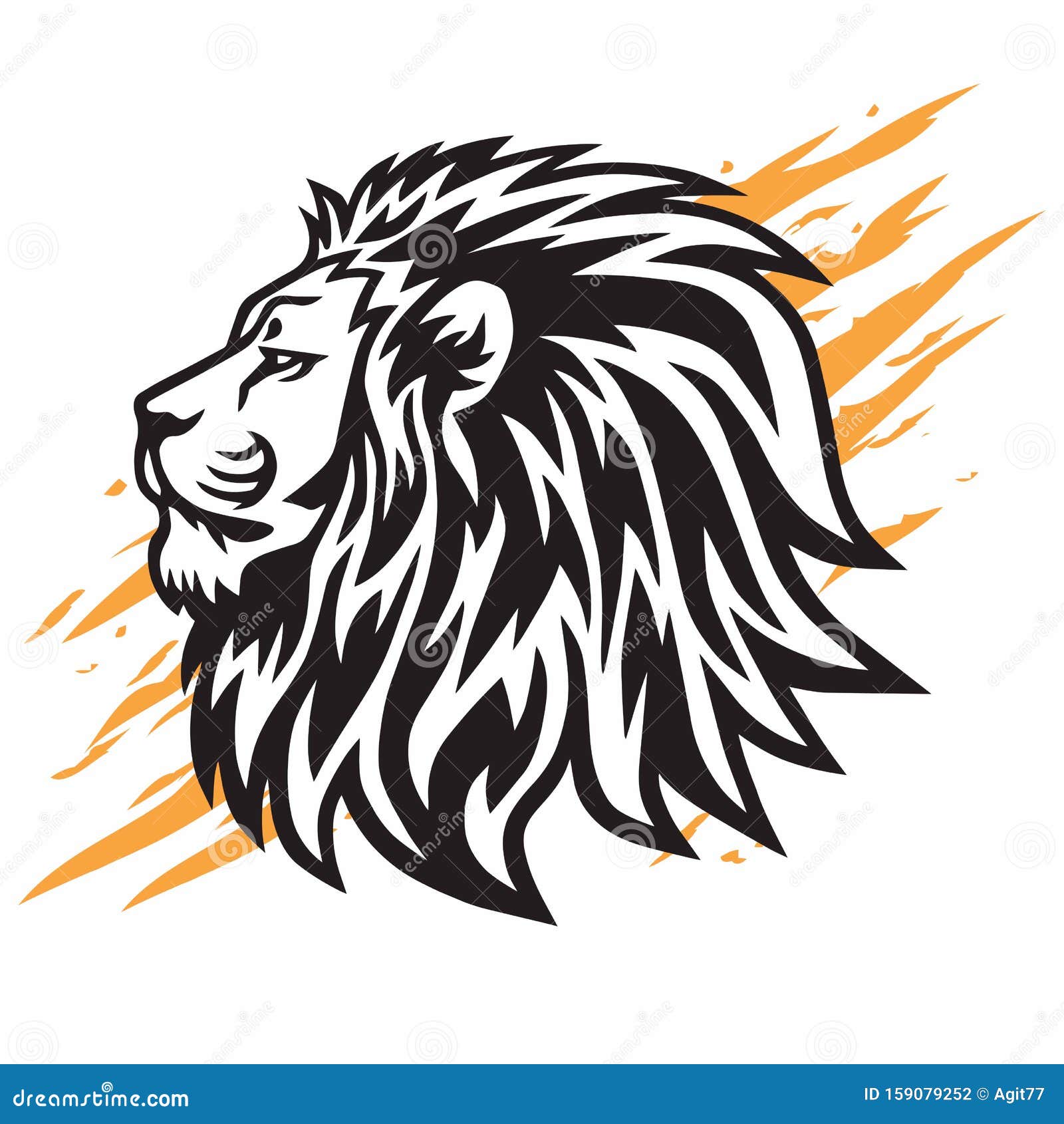 Lion Mascot, Colored Version. Great For Sports Logos & College Team ...