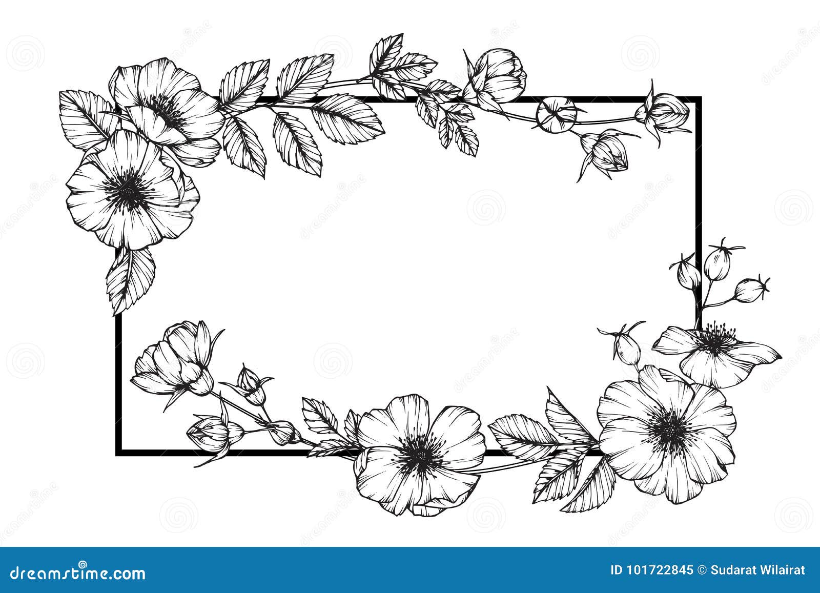 Flower Motif, Rose Design Sketch For Pattern, Lace Edge Royalty Free SVG,  Cliparts, Vectors, and Stock Illustration. Image 178414154.