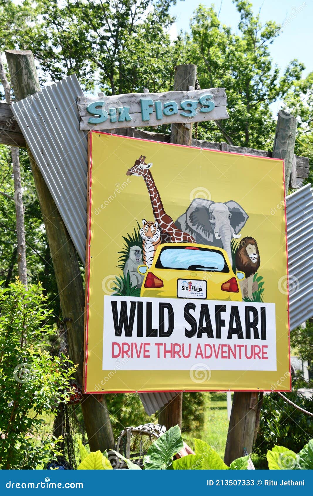 six flags safari drive through nj