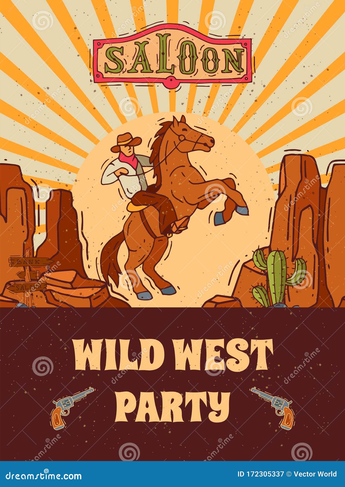 Western Poster Template