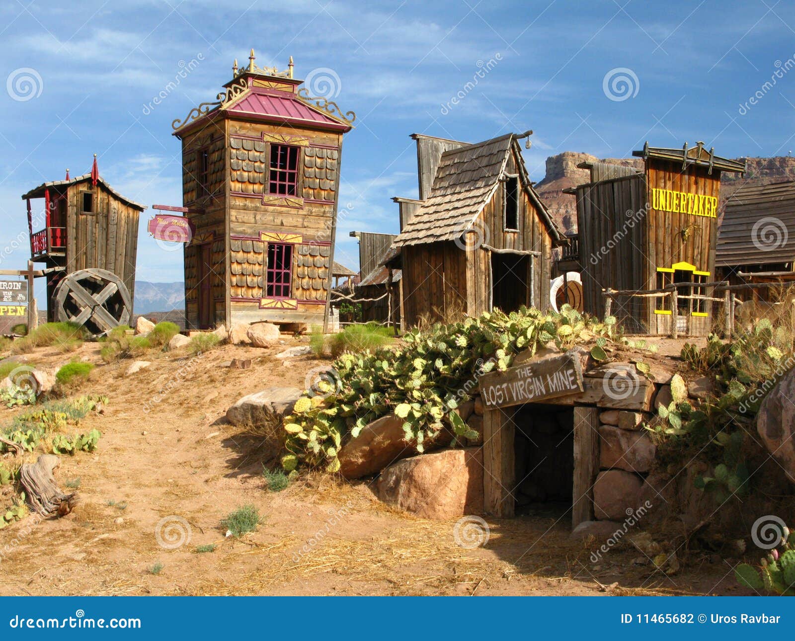 Wild West Open Air Museum Stock Photo Image of west, wooden 11465682