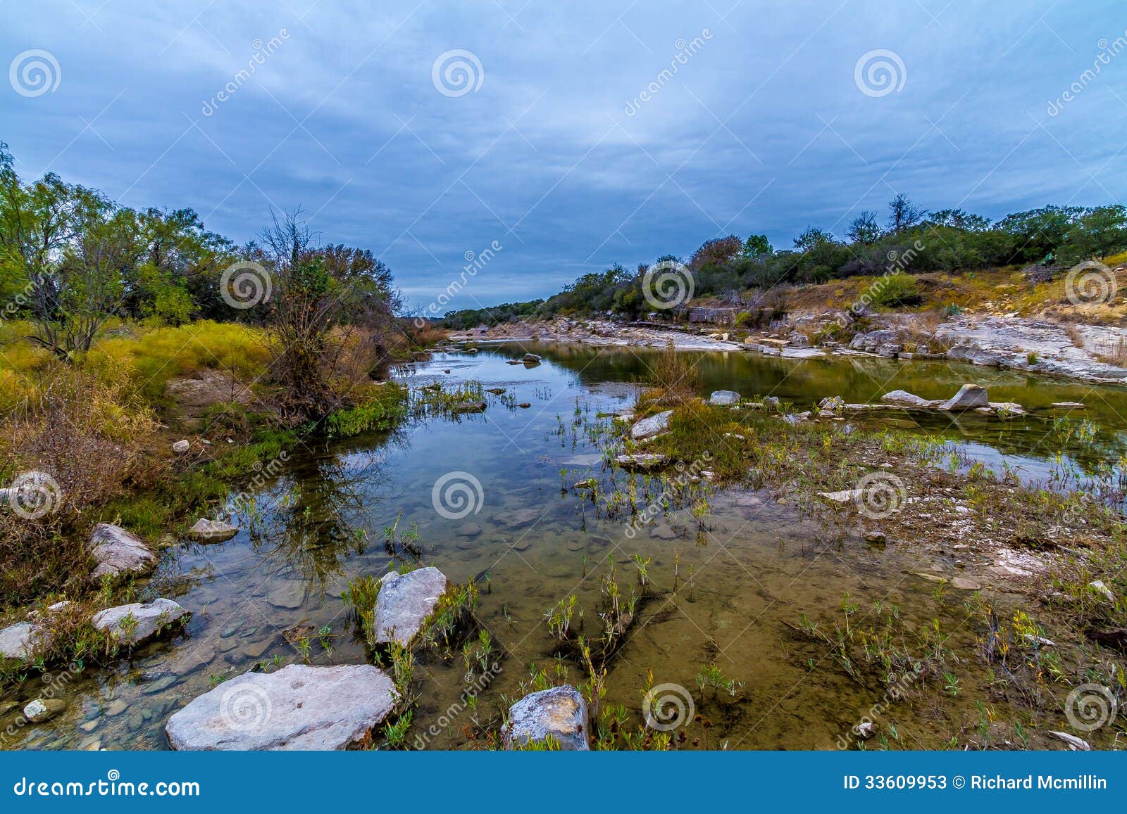 wild western landscape of the texas hill country