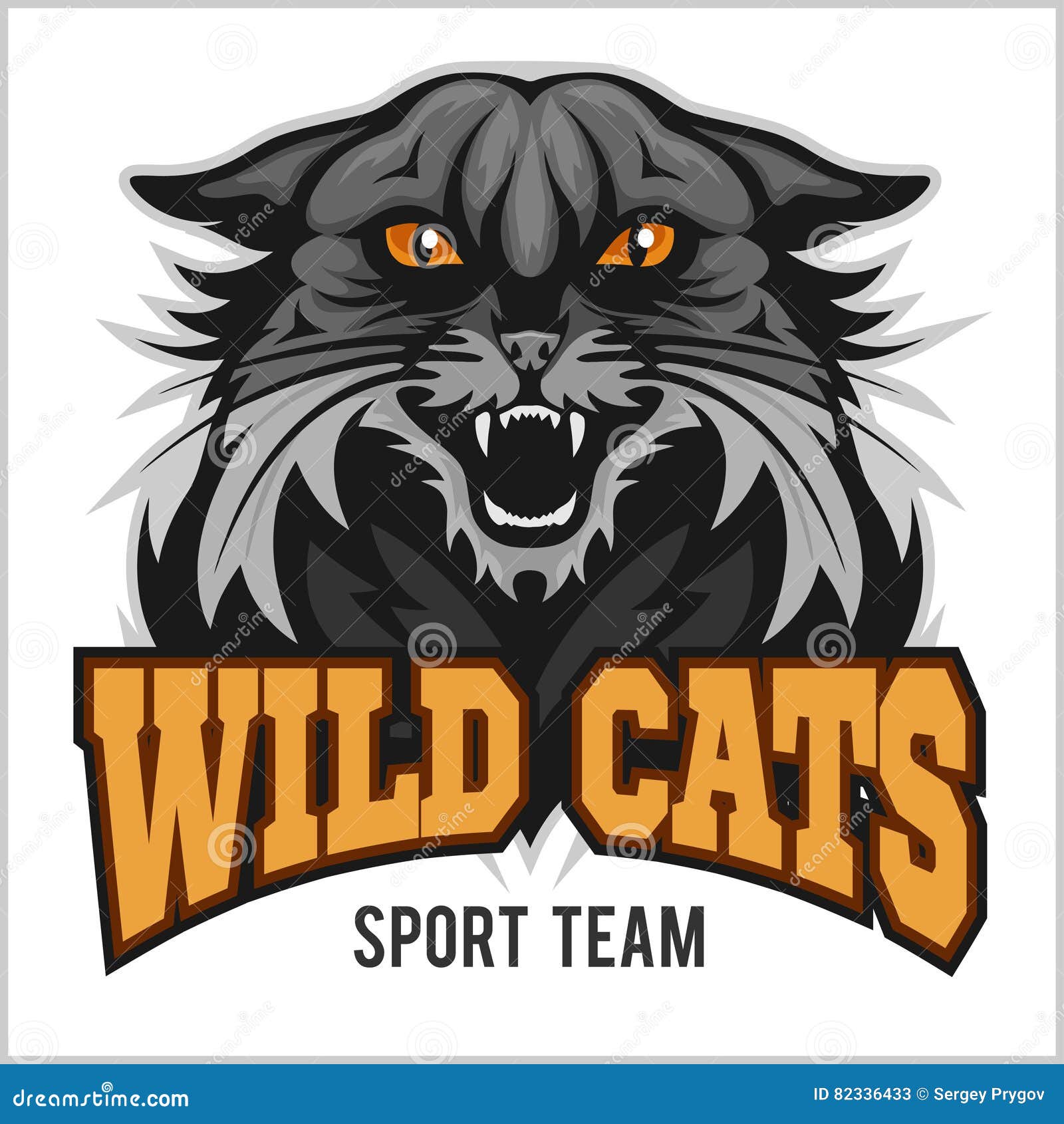 wildcat mascot - sport team.