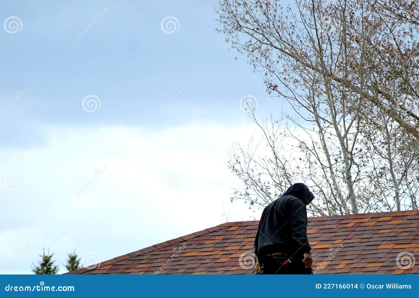 Wildfire Smoke Unhealthy Air Quality. Stock Photo Image of house