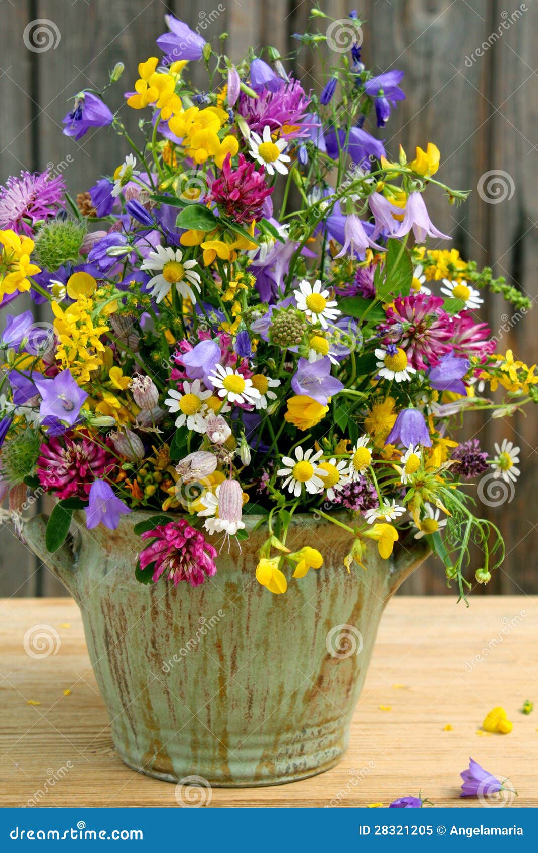 Wildflower arrangement stock image. Image of colorful 28321205
