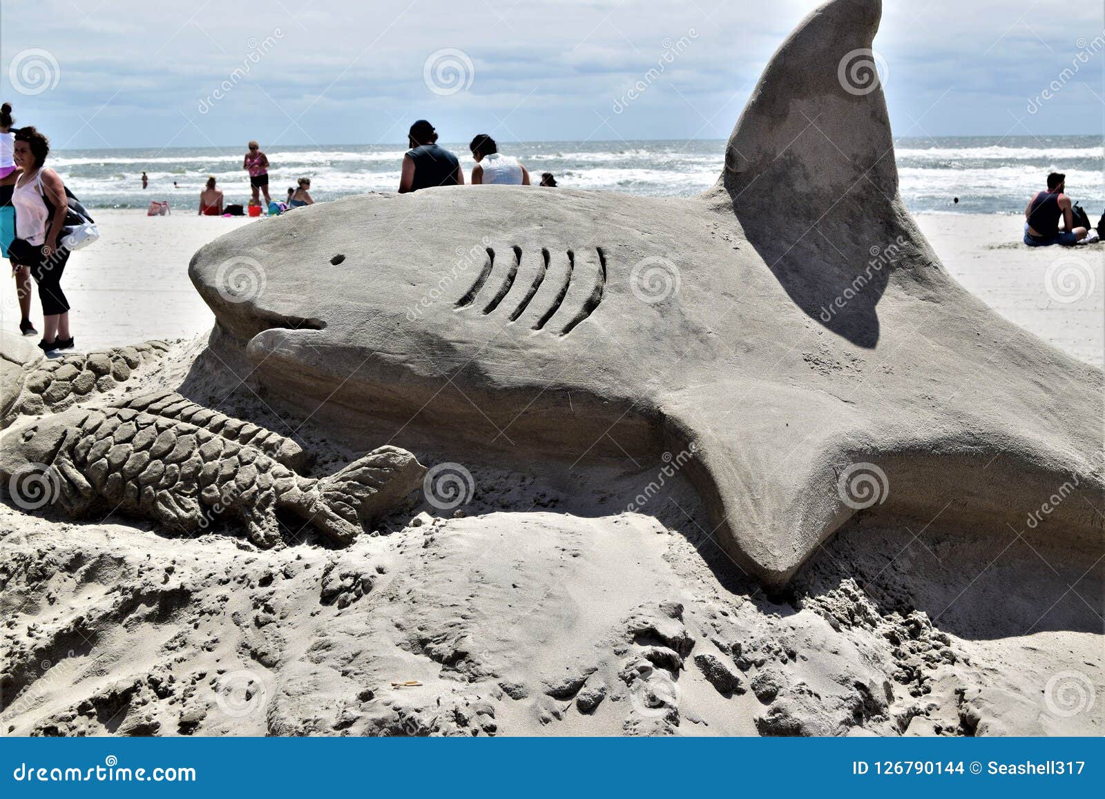 Wildwood Crest Sand Sculpting Contest. Editorial Stock Image Image of