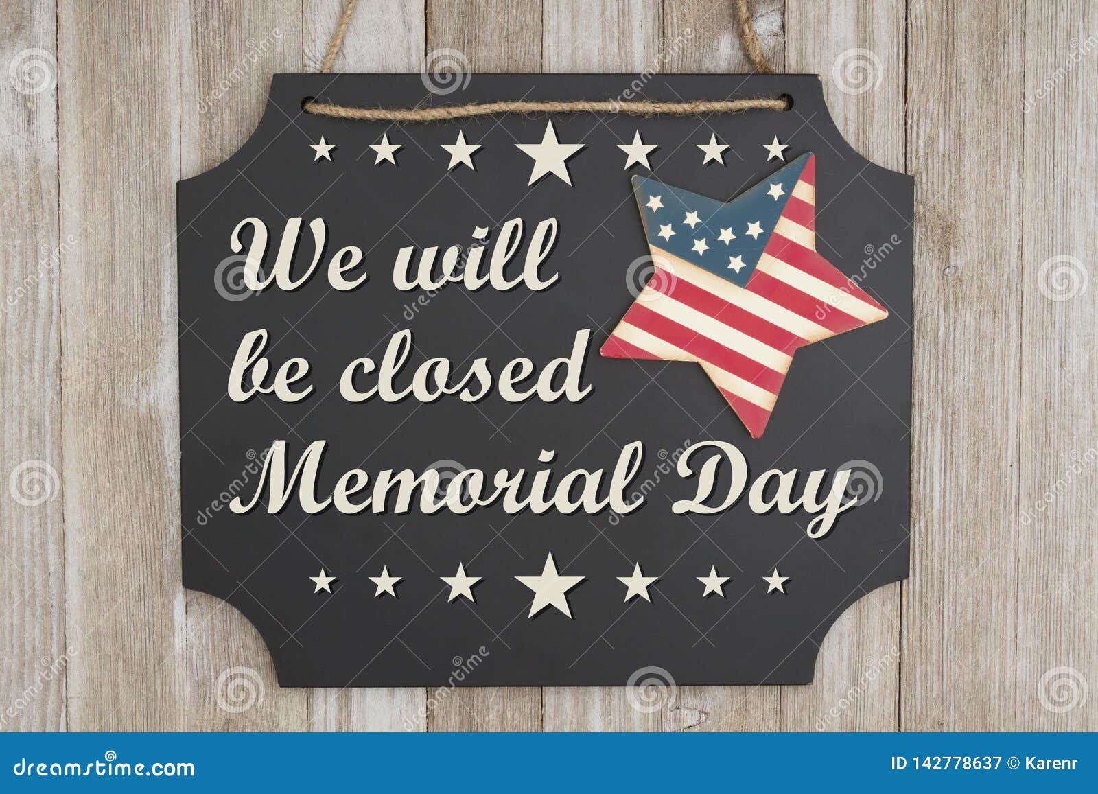 we will be closed memorial day message