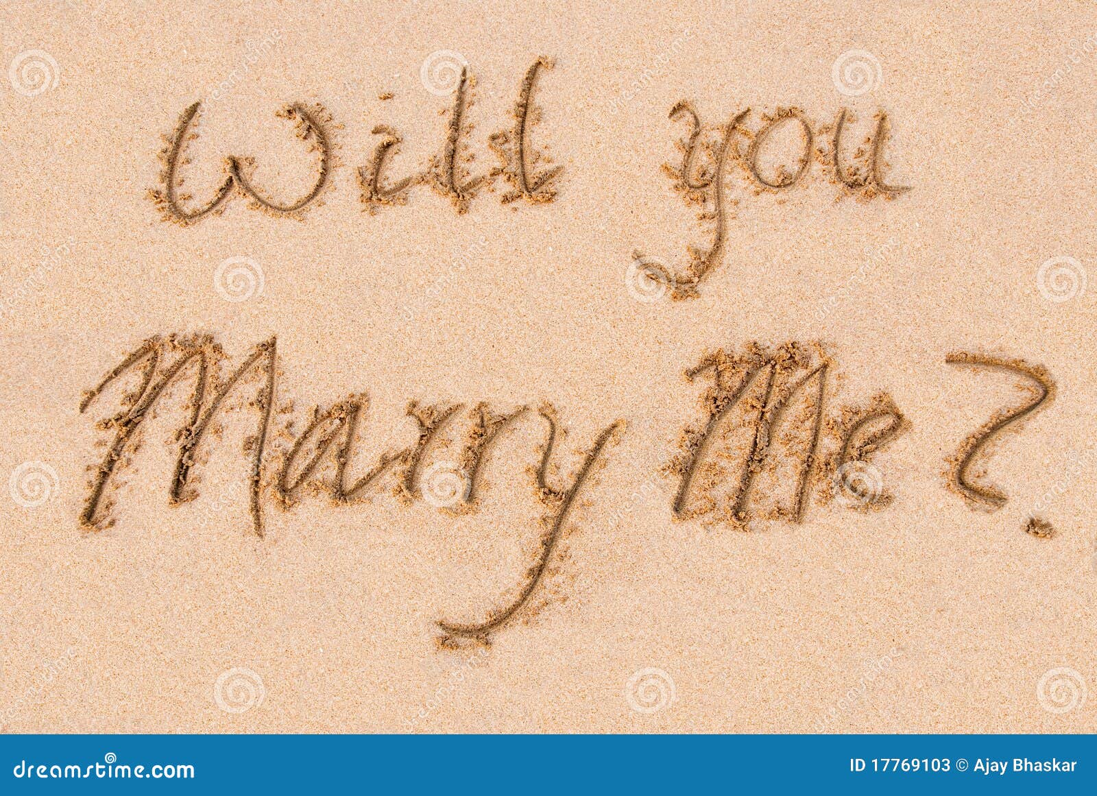 will you marry me?