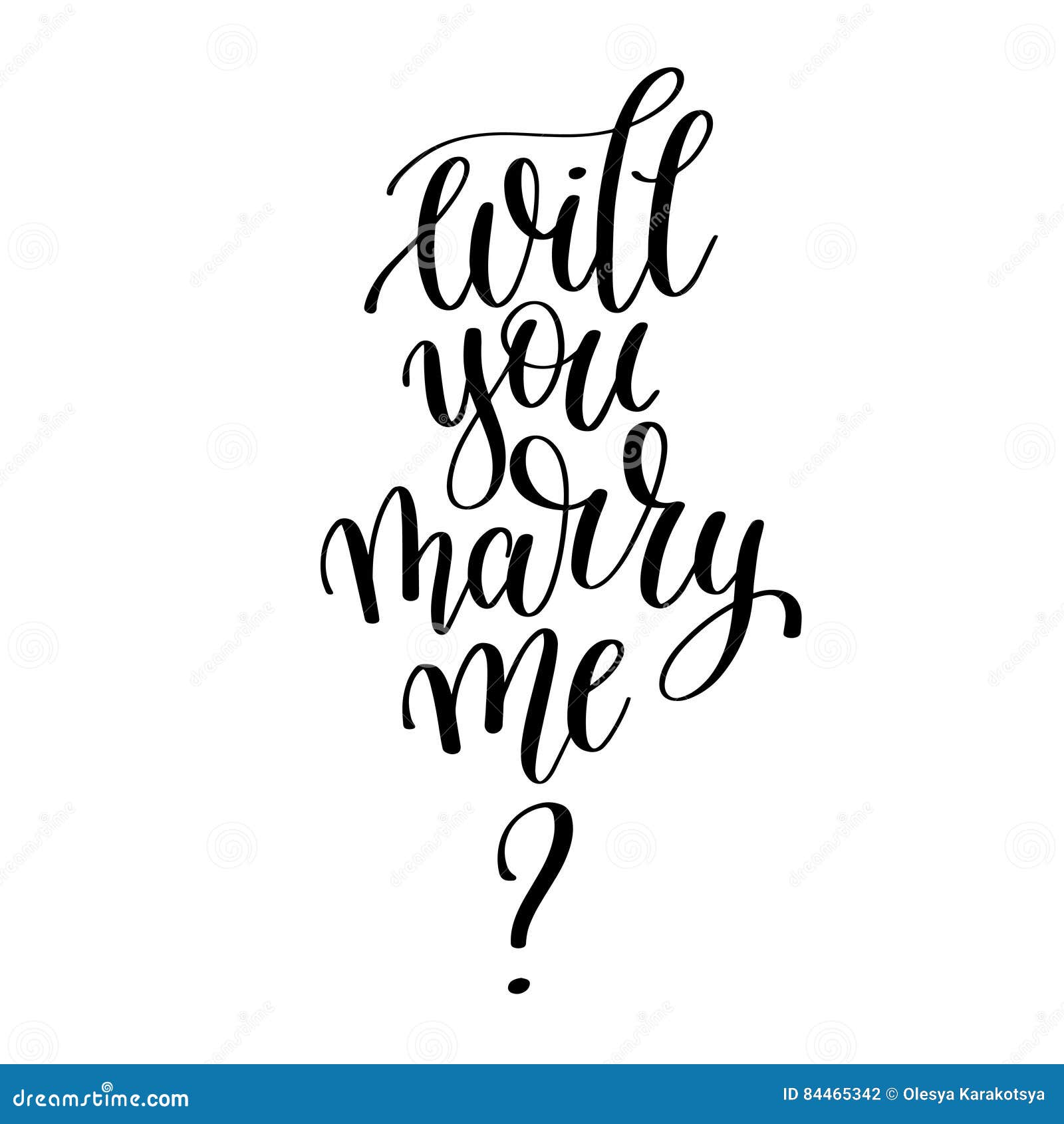 Will you marry me letter