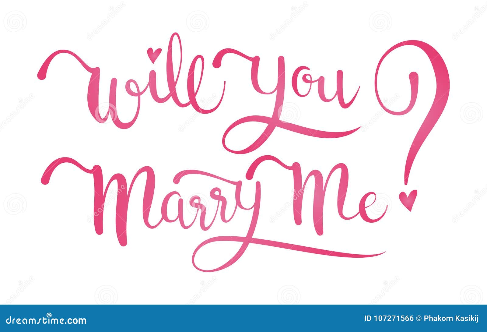 will you marry me calligraphy.