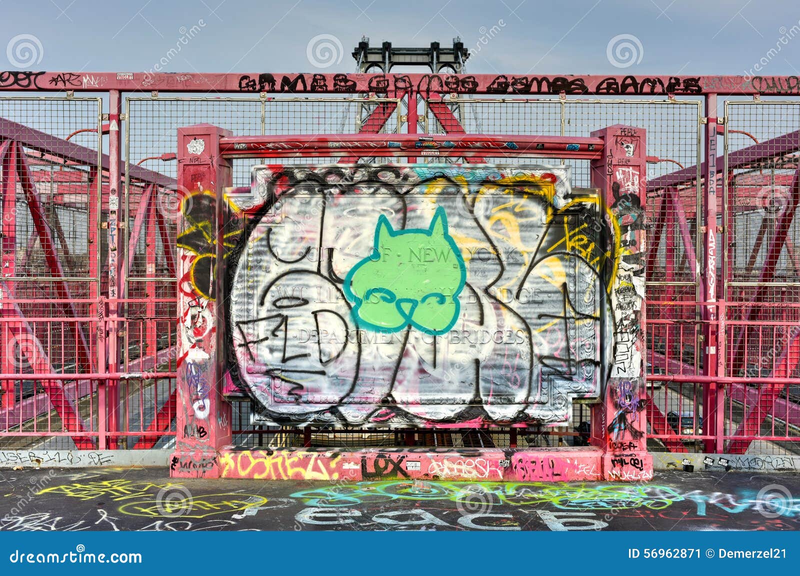Williamsburg Bridge - Brooklyn, New York Editorial Photo - Image of ...