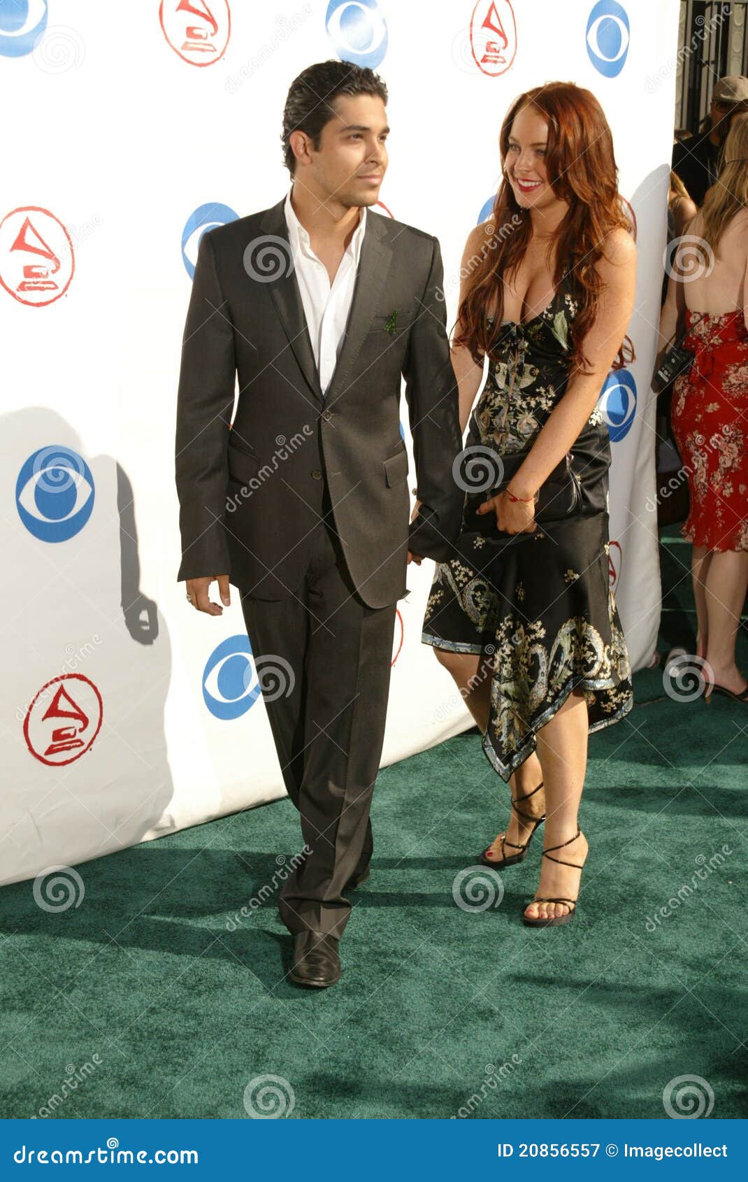 Wilmer Valderrama, Lindsay Lohan Fotografia Editoriale Immagine di